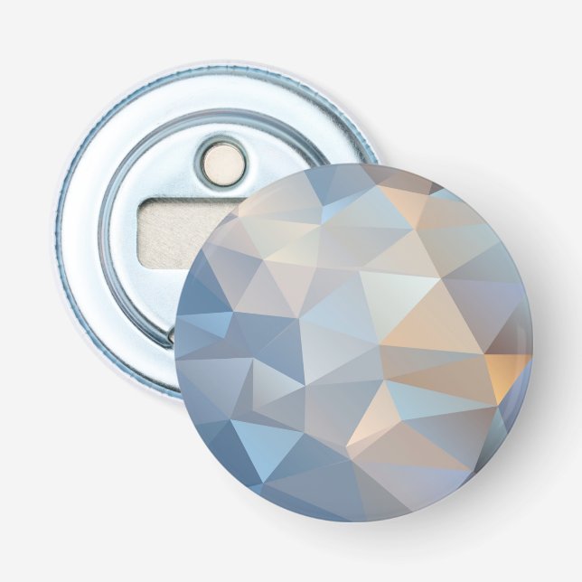 Cool Abstract Triangle Pattern Bottle Opener (Front)