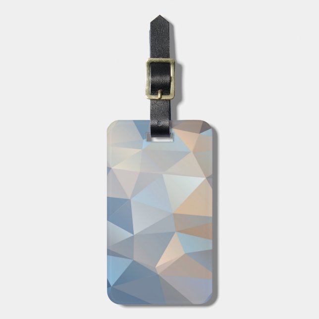 Cool Abstract Triangle Pattern Luggage Tag (Front Vertical)