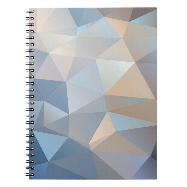 Cool Abstract Triangle Pattern Notebook (Front)