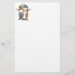 Cool Abyssinian Guinea Pig in Sunglasses Stationery