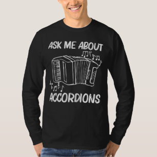Cool Accordion For Men Women Jazz Classical Musica T-Shirt