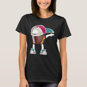 Cool Accordion Instrument Dabbing Accordionist T-Shirt