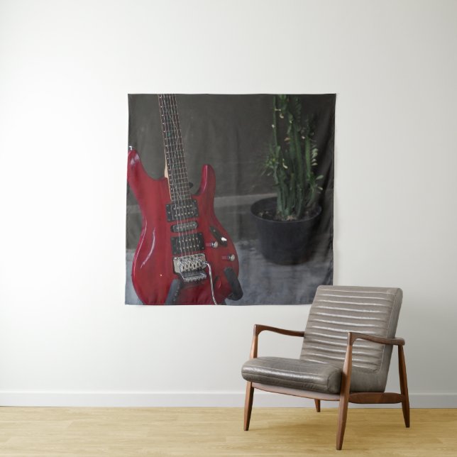 Cool Acoustic Guitar Tapestry (In Situ)