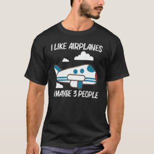 Cool Aeroplane For Men Women Aviation Plane T-Shirt