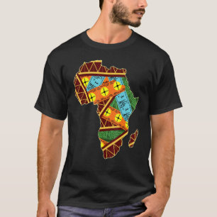 Cool Africa Map African Africans Geography World T-Shirt