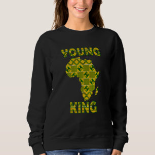 Cool African Kente Art Men Boys Kids African Ameri Sweatshirt