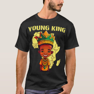 Cool African Kente Art Men Boys Kids African Ameri T-Shirt