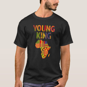 Cool African Kente Men Boys Kids African American T-Shirt