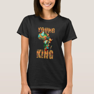 Cool African Kente Men Boys Kids African American T-Shirt