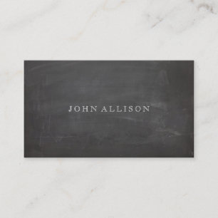 Cool Aged Vintage Guy's Black Calling Card
