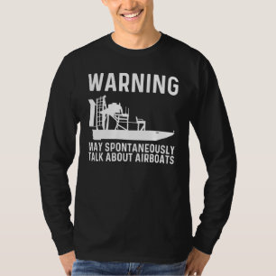 Cool Airboat For Men Women Airboating Watercraft B T-Shirt