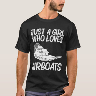 Cool Airboat Gift For Girls Mum Airboat Racing Air T-Shirt