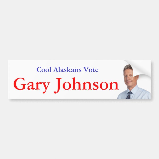 Cool Alaskans Vote Bumper Sticker (Front)