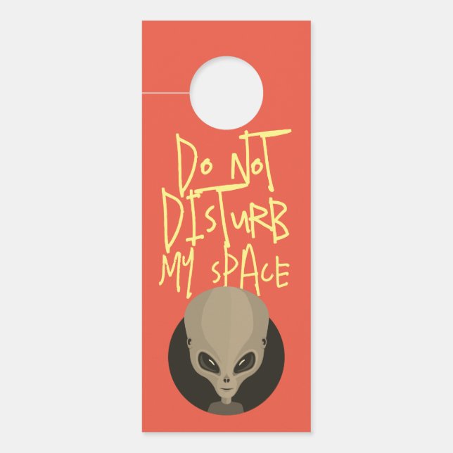 Cool alien door hanger (Front)