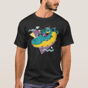 Cool Alligator With Sunglasses 70s & 80s Retro Vin T-Shirt