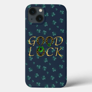 Cool, Amazing Blue Clover, Good Lock iPhone 13 Case