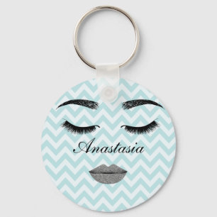 Cool, Amazing, Blue Face whit name Key Ring