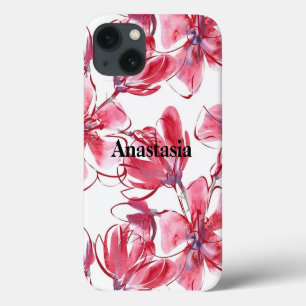 Cool, Amazing Pink Flowers iPhone 13 Case