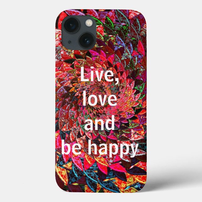 Cool, Amazing, Rainbow whit a quote Case-Mate iPho iPhone Case (Back)