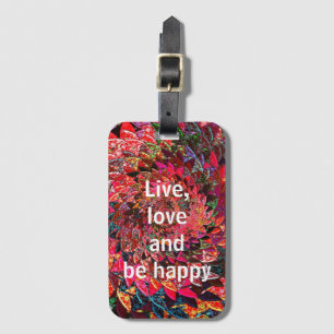 Cool, Amazing, Rainbow whit a quote Luggage Tag