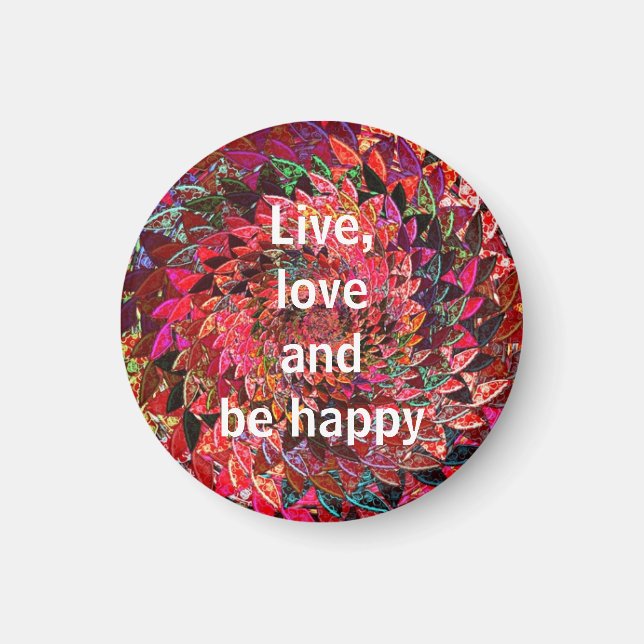 Cool, Amazing, Rainbow whit a quote Magnet (Front)