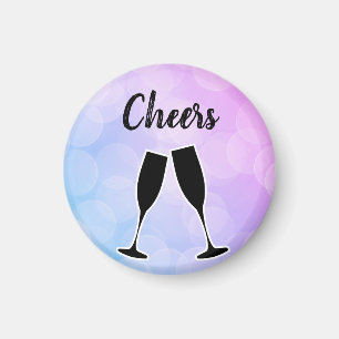 Cool Amazing Trendy Purple with your name     Magnet