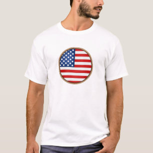 Cool American Flag Seal T-Shirt