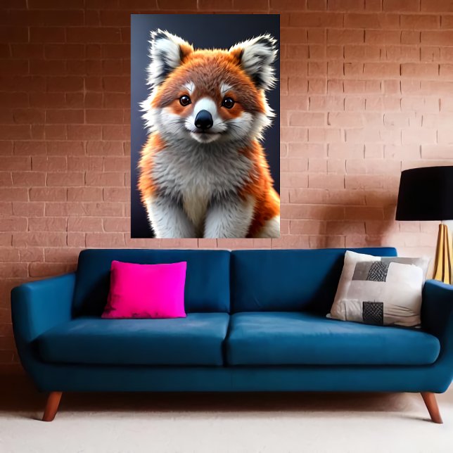 Cool and adorable Hybrid Koala Fox | AI Art Poster (Creator Uploaded)