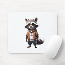 Cool and Adorable Racoon Illustration