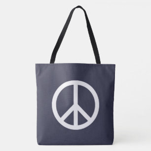 Cool and Classic Peace Tote Bag
