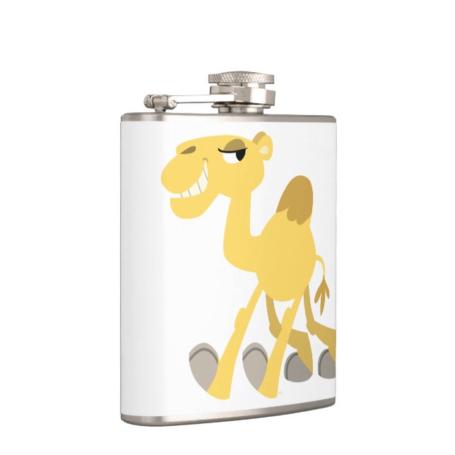 Cool and Cute Cartoon Camel Hip Flask (Right)