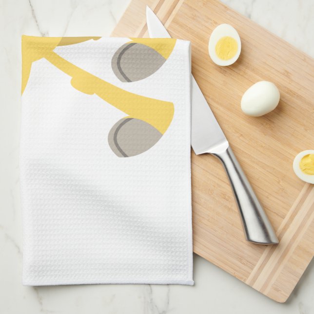 Cool and Cute Cartoon Camel Kitchen Towel (Quarter Fold)