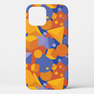 Cool and fun geometric seamless pattern iPhone 12 case