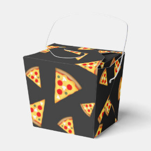 Cool and fun pizza slices pattern favour box