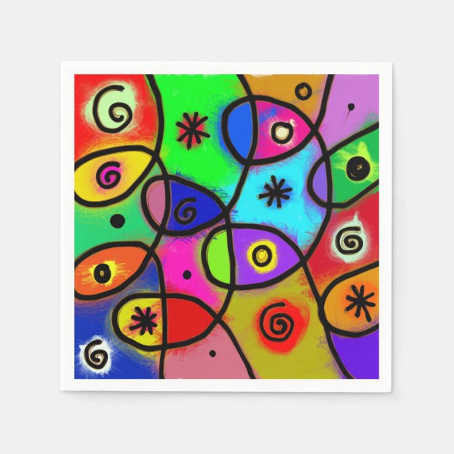 Cool and Funky Napkins (Front)