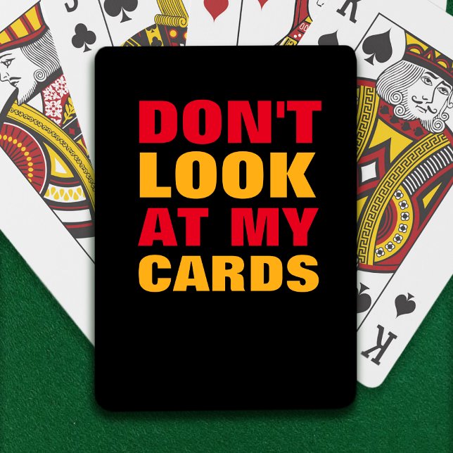 Cool and funny typography playing cards (Creator Uploaded)