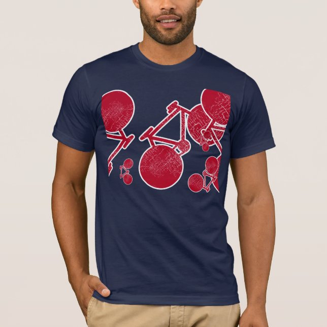 cool and modern biking T-Shirt (Front)