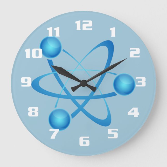 Cool and Nerdy Large Clock (Front)