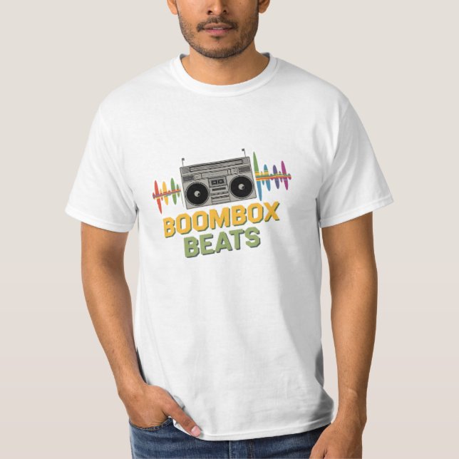 Cool and Nostalgic Retro-Themed Graphics T-Shirt (Front)