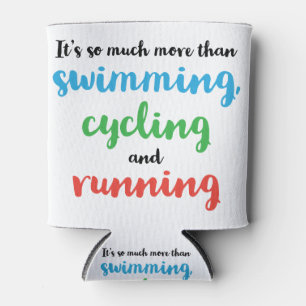 Cool and original Triathlon design for triathletes Can Cooler