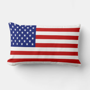 Cool and Patriotic American Flag Lumbar Cushion