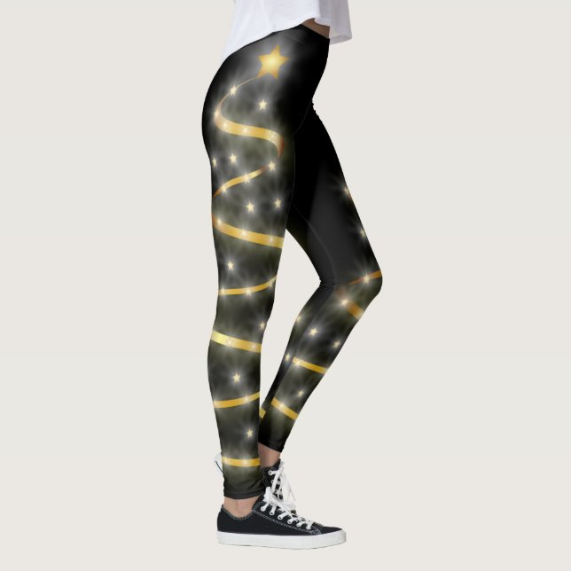 Cool and Stylish Christmas Tree Leggings (Right)