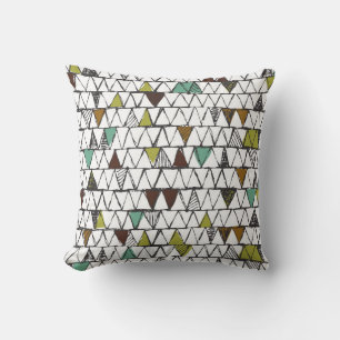 Cool and trendy seamless pattern of hand-drawn doo cushion