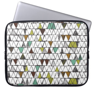 Cool and trendy seamless pattern of hand-drawn doo laptop sleeve