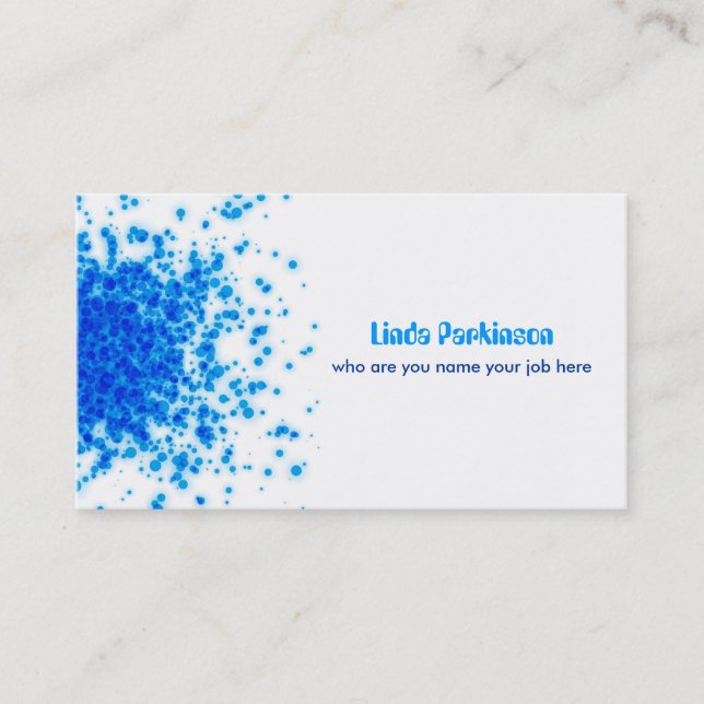 cool and unique abstract shapes business cards (Front)