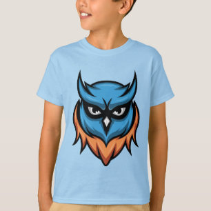 Cool Angry Owl Boys’ T-Shirt 