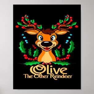 Cool Animal Designs And More Olive The Other Reind Poster