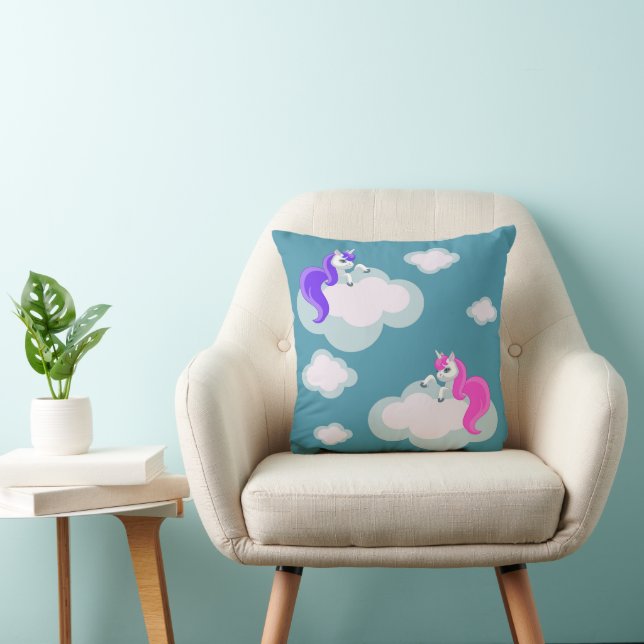Cool Animal Pattern - Comic Unicorn 3 Cushion (Chair)
