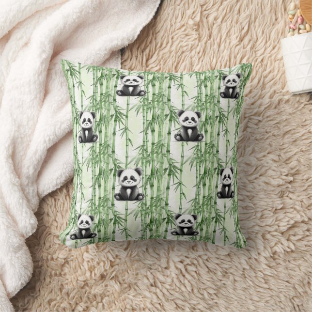 Cool Animal Pattern - Cute Panda 1  Cushion (Blanket)