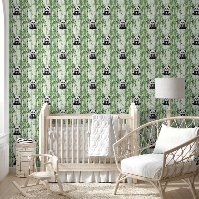 Cool Animal Pattern - Cute Panda 1  Wallpaper (Kids)